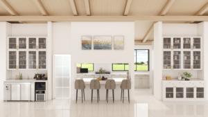 Armoire de cuisine Zofa Furniture, blanche, modulaire, luxe, bois, moderne, villa, rangement - Product Image 5