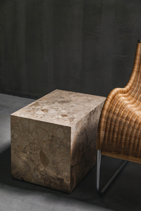 Updecors <b>Marble</b> Plinth Block Large <b>Coffee</b> <b>Table</b> Natural <b>Marble</b> Modern Side <b>Table</b> Italian Living Room <b>Coffee</b> <b>Table</b> <b>Set</b> Natural Ma - Product Image 2