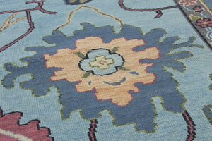 Tapis Oushak Moderne avec Nœud Turc Design Haute Qualité Doux Intérieur Salon Décoration Nouveau Dernier Décor De L'Inde - Product Image 3