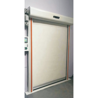 Porte roulante industrielle moderne automatique en tissu PVC haute vitesse auto-réparatrice obturateur de salle blanche extérieur montée rapide action rapide