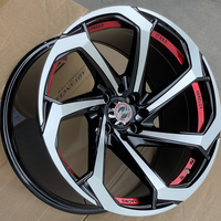 Aftermarket Set pelek roda Multi jari-jari, Set velg roda 16x8 16 inci R16 4 lubang untuk Toyota Vitz Land Cruisher Pajero E39