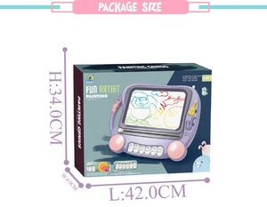 KSF Kinder-Künstlerbrett Buntes Löschbares Skizzier- und Musikalisches Magnetisches Schreib- und Zeichenbrett mit Klaviertastatur aus ABS-Kunststoff - Product Image 5