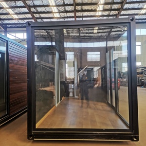 Casa de cabaña prefabricada plegable, pequeño, móvil, de madera, barato, 20 pies, 1 dormitorio, suministro directo de fábrica - Product Image 6