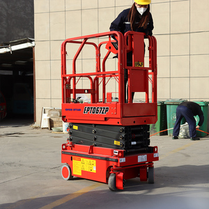 Plataforma Elevatória Elétrica Autopropelida Hidráulica para Trabalho Aéreo em Canteiros de Obras - Product Image 2
