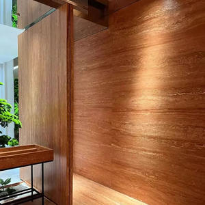 <span class=keywords><strong>Carreaux</strong></span> <span class=keywords><strong>de</strong></span> pierre flexibles en argile modifiée par travertin <span class=keywords><strong>de</strong></span> couleur rouge linéaire 3D pour murs <span class=keywords><strong>et</strong></span> plafonds multi-surfaces - Product Image 6