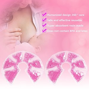 Almohadillas de Gel para el pecho, paquete de terapia para aliviar el dolor de la <span class=keywords><strong>lactancia</strong></span> materna, <span class=keywords><strong>Mastitis</strong></span>, Engorgement - Product Image 2