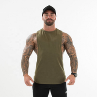 Débardeur d'entraînement de musculation décontracté pour hommes débardeur de gymnastique tricoté respirant sans manches débardeur de fitness
