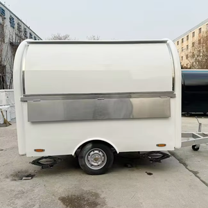 Nuovo Design: Rimorchio Alimentare Retrò da 2,5 Metri, Furgone per Catering Completamente Attrezzato, Cucina Personalizzata, Mini Trailer Alimentare per Esterni - Product Image 4