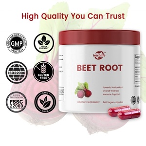 Suplemento Dietético Funcional Haccp, Cápsulas de Polvo de Remolacha OEM ODM - Potenciador de Óxido Nítrico para Hombres y Mujeres - Product Image 2