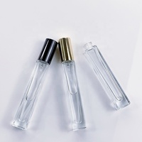 Voyage Portable10ml Vide Bouteille De Parfum 10ml carré Vaporisateur Bouteilles De Parfum avec Bouchon À Sertir