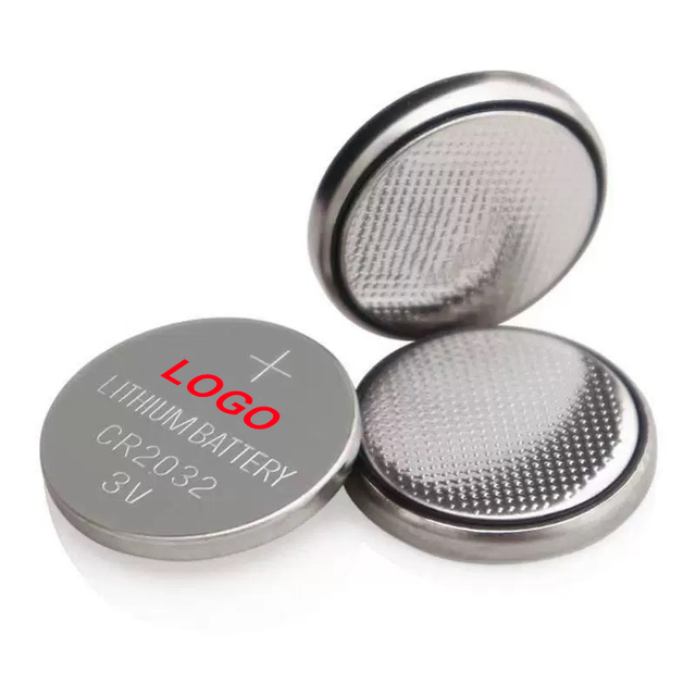 Free Custom logo Non-Rechargeable CR2032 CR2025 CR2016 Lithium 3v Cmos Button Coin Cell Battery for Watch Remote Control Toys