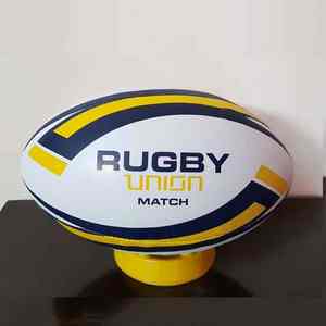 Ballon de rugby de qualité supérieure, construction robuste, excellente adhérence, parfait pour les matchs compétitifs, l'entraînement professionnel et l'entraînement des entraîneurs - Product Image 3
