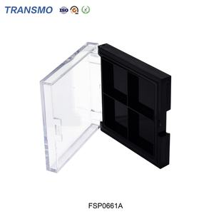 Empty Powder Boxes Empty Blush Container clear Customized logo Eyeshadow Palette Powder <b>Box</b> Package - Product Image 3