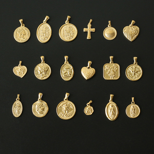 INS-colgante de <span class=keywords><strong>Luna</strong></span> y estrella de cristal chapado en oro de 18K, collares de circón de media <span class=keywords><strong>luna</strong></span>, collar de acero inoxidable, joyería - Product Image 5
