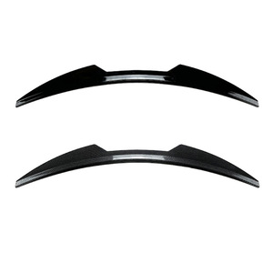 Mercedes-Benz A-Class W177 Rear <b>Trunk</b> Wing Piano <b>Black</b> Carbon Fiber Texture ABS Spoiler 2018+ - Product Image 1