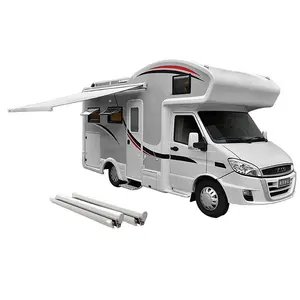 Awnlux Juego completo de toldo retráctil modular motorizado blanco para  caravana, quinta rueda, remolques de viaje, transportistas de juguetes y
