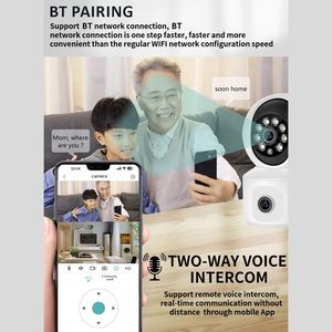 Tuya thông minh trong nhà mini camera 4MP dual LED không dây mini IP CCTV PTZ Wifi Camera An Ninh với chuyển động phát hiện âm thanh - Product Image 4