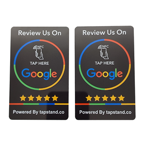 Carte d'examen Google sans contact NFC Appuyez sur la carte d'examen Google Apportez instantanément aux clients la carte de visite des médias sociaux - Product Image 6