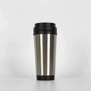 Blue Stainless Steel Travel Tumbler Double Wall Vacuum Insulated With Lid Minimalist Design For On The Go Use - Product Image 2