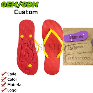 Custom Logo Flip Flop Die Cut Logo Beach <strong>Slippers</strong> OEM/ODM Design Slides Custom EVA Top Quality Wholesale Sandals Slides - Product Image 1