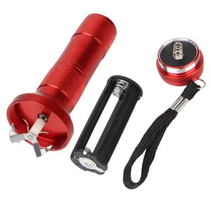 Trituradora <span class=keywords><strong>de</strong></span> hierbas, molinillo <span class=keywords><strong>de</strong></span> <span class=keywords><strong>tabaco</strong></span> <span class=keywords><strong>de</strong></span> Metal, molinos eléctricos, forma <span class=keywords><strong>de</strong></span> antorcha, manivela, máquina Muller <span class=keywords><strong>de</strong></span> especias - Product Image 2