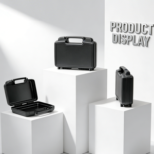 Golden Supplier Großhandel Guter Preis Langlebige benutzer definierte PP-Injektion Kleine Hartplastik-Aufbewahrung verpackung mit bunten Schnallen - Product Image 2