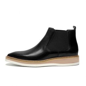 Botas Chukka para Hombre, Estilo 2025, de Gamuza Vacuna, Antideslizantes, Estilo Chelsea, de Cuero Inglés, para Otoño/Invierno - Product Image 3
