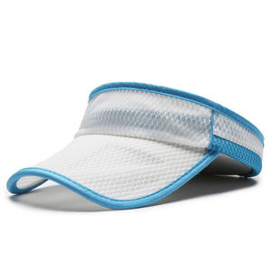 Vente en gros de chapeaux de soleil réglables de haute qualité Chapeaux de tennis en polyester pour femmes Chapeaux de sport de couleur unie printemps et automne - Product Image 2