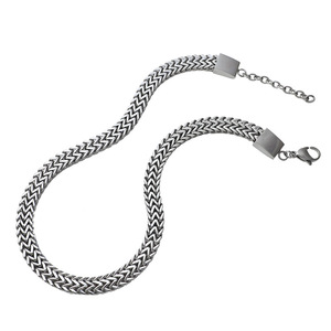 Stainless Steel Double Row Chain Bracelet Geometric Design Men's Hip Hop Jewelry Gift - Product Image 5