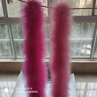 2m 25g Mini Boas de Plumas de Pavo Decorativas para Bodas y Fiestas