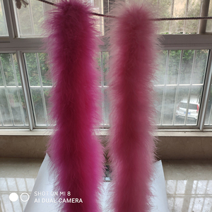 2m 25g Mini Turkey <strong>Down</strong> <strong>Feather</strong> Boas Decorative <strong>Feather</strong> Strips for Weddings and Parties - Product Image 5