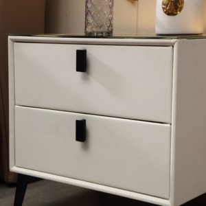 Đồ nội thất bền de MAISON bảng trắng de nuit Avec coffre dễ dàng để lắp ráp đầu giường phòng ngủ đầu giường - Product Image 3