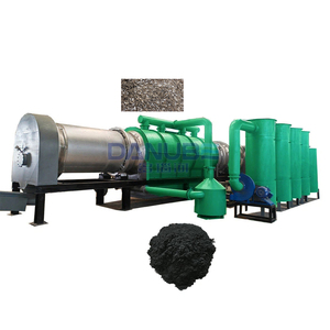 Machine de pyrolyse de biochar à processus continu, directement de l'usine, pour four de carbonisation des coques de palmiste - Product Image 1
