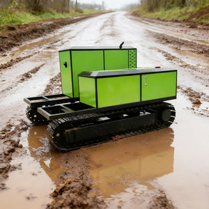 Js Heavy Duty Diesel <span class=keywords><strong>Crawler</strong></span> Chassis 5T Laadvermogen Stalen Sporen Rubber Stedelijke Ruïnes Ruige Bergen Laag Zwaartekracht 80/63 - Product Image 4