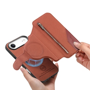 Custodia Magnetica 2 in 1 in PU con Cornice Portafoto per <span class=keywords><strong>iPhone</strong></span> 17 Air/17/17 Pro/16 Plus/16E - Product Image 2