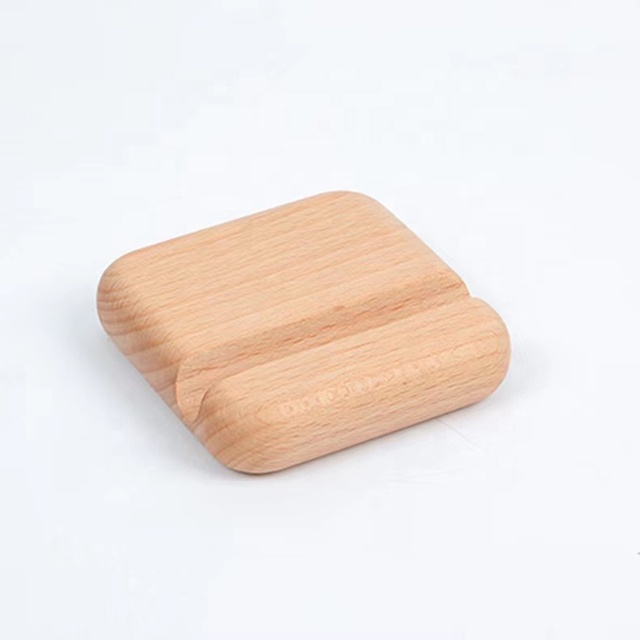 Factory Hot Sale Wood Mobile Phone Holder with Single/both Holes