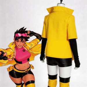 Costume de cosplay X-Men Li Qianhuan, ensemble de trench-coat jaune, tenue de jeu d'animation, taille adulte - Product Image 3