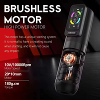 ABS Zetton 2400mAh 3.5/4.0mm slaglengte borstelloze motor direct drive professionele draadloze tatoeagepen voor artiesten