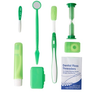 Kit ortodontico con 8 filo interdentale manuale per l'igiene orale Set di plastica ortodontico Brace confezione - Product Image 5