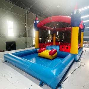 <span class=keywords><strong>Château</strong></span> gonflable commercial de PVC 4*4m de nouvelle conception avec le <span class=keywords><strong>château</strong></span> plein d'entrain sautant de glissière pour l'amusement pour des enfants en vente - Product Image 1