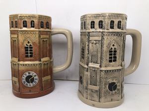 Jarra de Cerveza Alemana de 1 Litro, Cerámica de Múnich con Relieve Decorativo, Jarra de Cerveza Alemana - Product Image 2