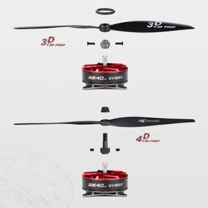 T-Hobby AM40 V2 3D/4D 2-3S, Potente Motor sin Escobillas para Aviones RC F3P de Respuesta Rápida, Dron de Carreras VTOL - Product Image 4