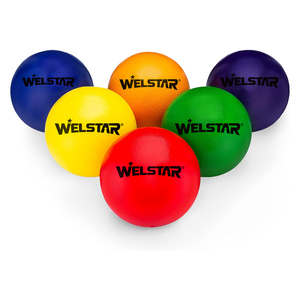 Set di 6 Palline da Dodgeball in Schiuma da 6 Pollici, Morbide, <span class=keywords><strong>a</strong></span> Basso Rimbalzo, con Borsa <span class=keywords><strong>a</strong></span> Rete per Bambini e Adulti, Palla da Gioco per Esterni - Product Image 6