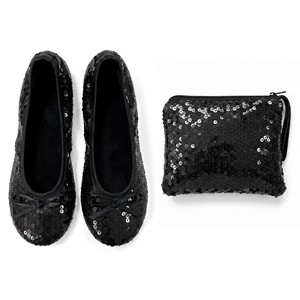 Nuevo Diseño Transfronterizo: <span class=keywords><strong>Zapatillas</strong></span> <span class=keywords><strong>de</strong></span> <span class=keywords><strong>Ballet</strong></span> Plegables <span class=keywords><strong>de</strong></span> Interior con Cordones, Lentejuelas y Logotipo Personalizado - <span class=keywords><strong>Zapatillas</strong></span> Planas para Boda para Todas las Estaciones - Product Image 6