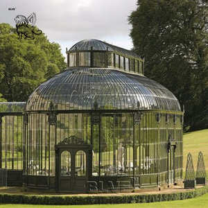 BLVE Villa Moderne Jardin Extérieur Véranda Grande Taille Luxe Mariage Gazebo En <span class=keywords><strong>Fer</strong></span> Forgé Avec Verre - Product Image 3