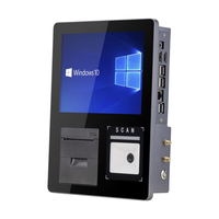 LICON 8" Windows 10 POS Pemeriksa Harga dengan Pemindai/Printer Barcode 2D CPU J4125 Bersertifikasi CE/FCC/ROHS RAM 4GB Penyimpanan 128GB