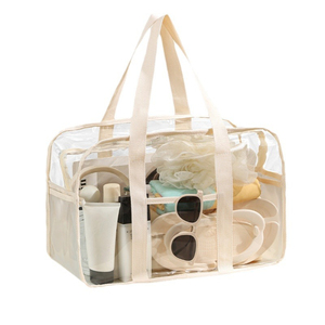 Wholesale Large Capacity Transparent Clear PVC Tote Beach Bag Clear Backpack for Travel Promotion