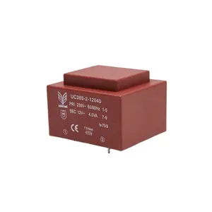 交流电流密封智能变压器220V 230V 12V 0.35va-25va，用于管状电机设备印刷电路板安装封装变压器