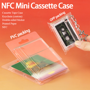 WEISHENG - Caja de Casete Mini Vintage Personalizada con Blíster, Etiquetas NFC para Álbumes de Música de Conciertos, Llavero de Casete Mini de Estrellas del K-Pop - Product Image 2