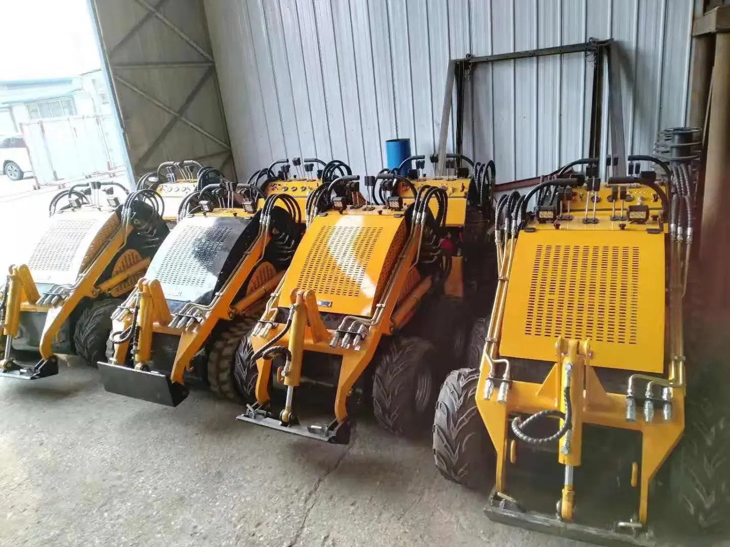 Small Construction Durable skid steer loader wheels Mini Skid Steer Loader